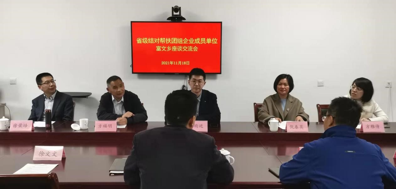 集團領導參加省級結(jié)對幫扶團組活動